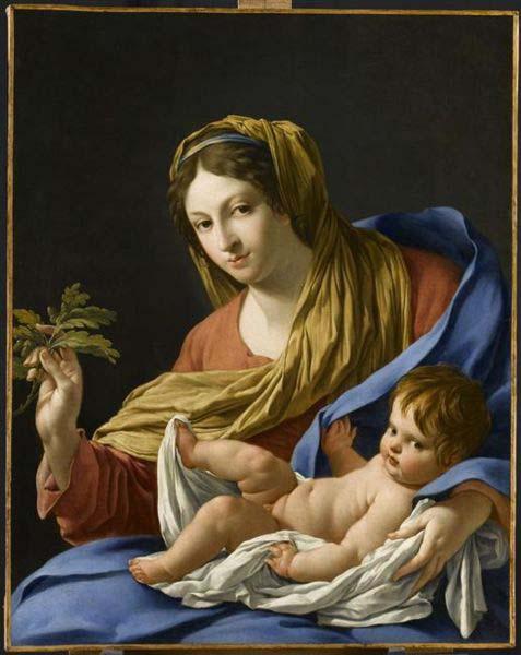 Simon Vouet Hesselin Virgin and Child oil painting image